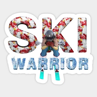 Ski Warrior Sticker